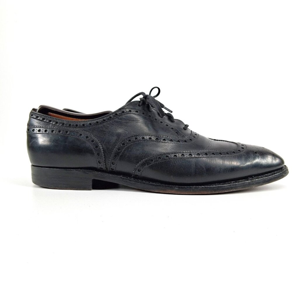 Church’s Custom Grade Black Leather Brogue Oxford Dress Shoes Men’s UK 9 E US 10 - Picture 4 of 13